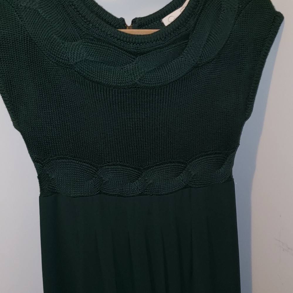 Dark green dress